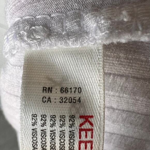 Free People FP Movement Top Womens Size S/P White Wide Ribbed Tank Summer - Picture 14 of 16